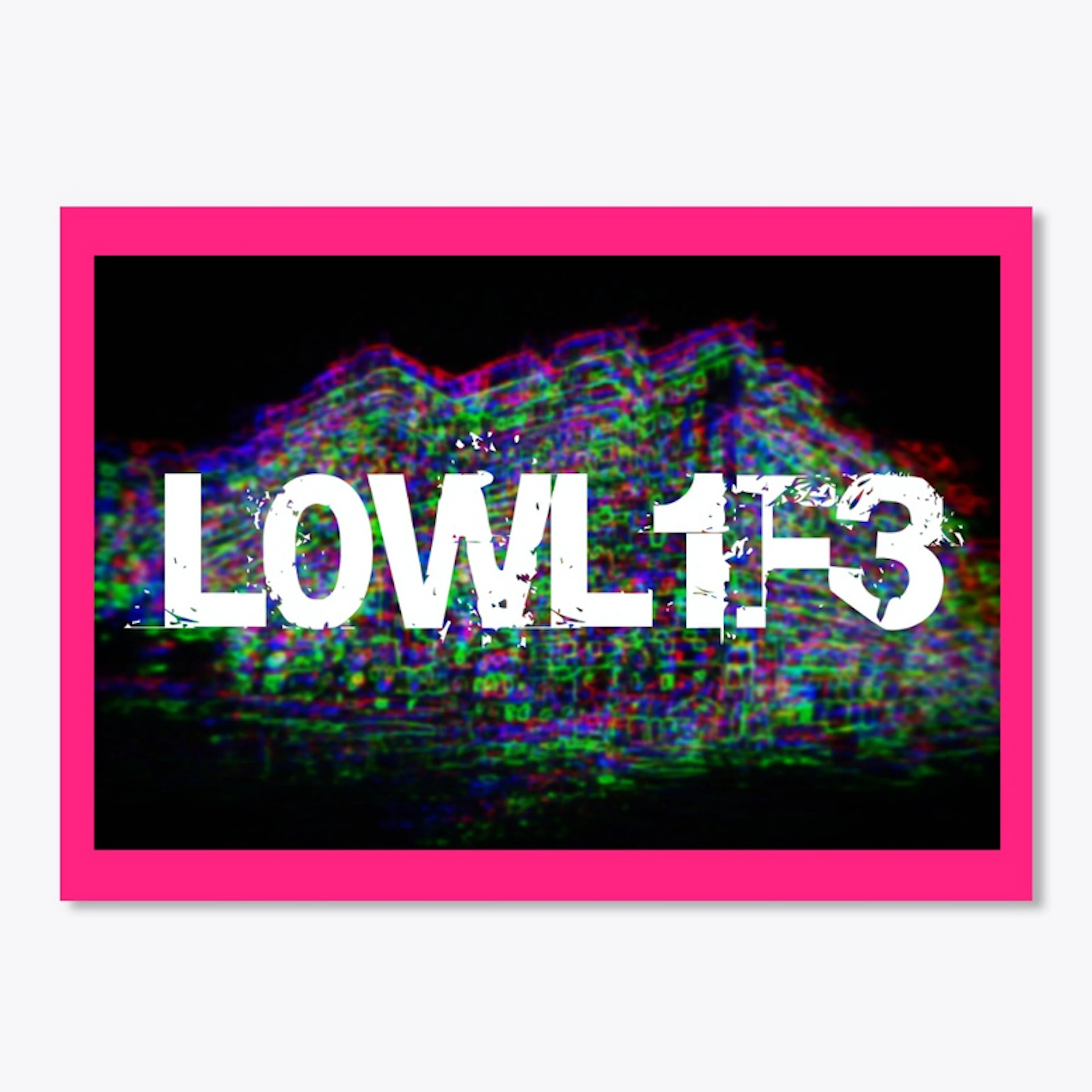 L0WL1F3 Purple Sticker